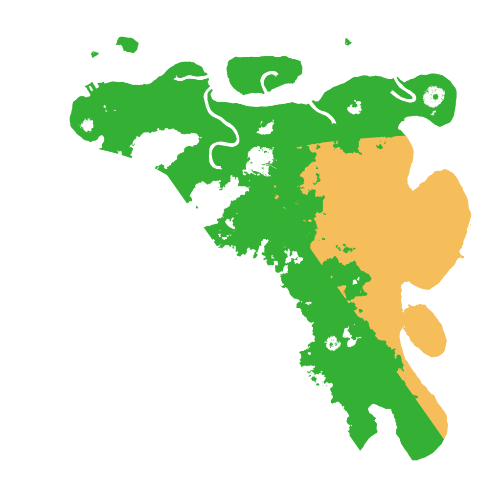 Biome Rust Map: Procedural Map, Size: 3600, Seed: 797777