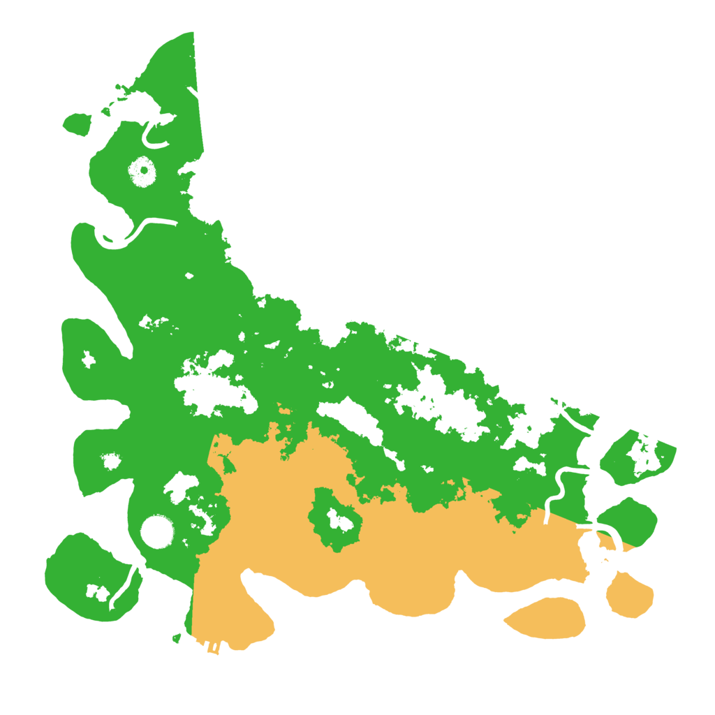 Biome Rust Map: Procedural Map, Size: 3800, Seed: 49125940