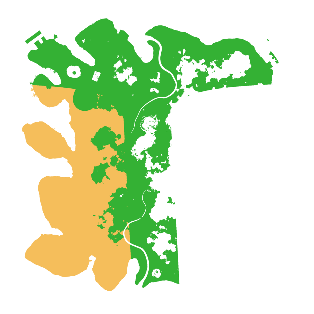Biome Rust Map: Procedural Map, Size: 3500, Seed: 1268708109