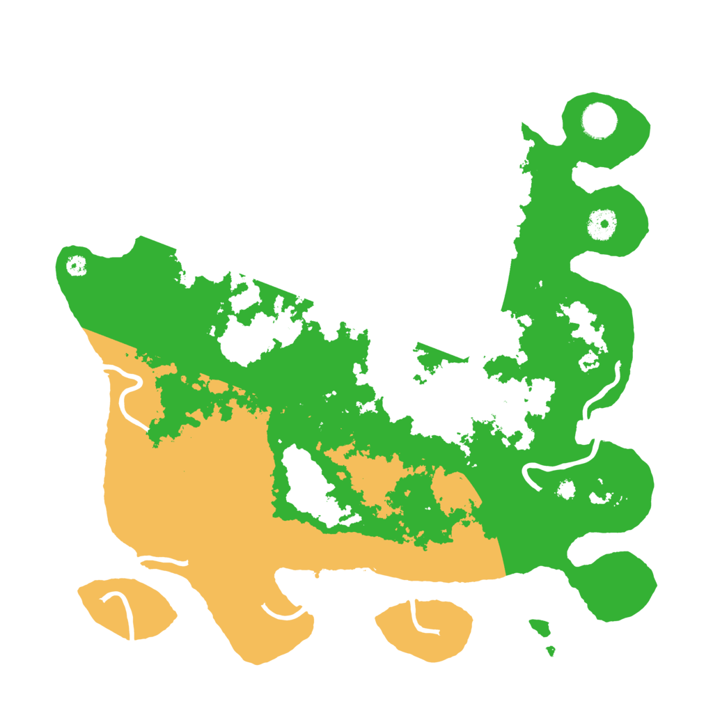 Biome Rust Map: Procedural Map, Size: 3550, Seed: 75224689