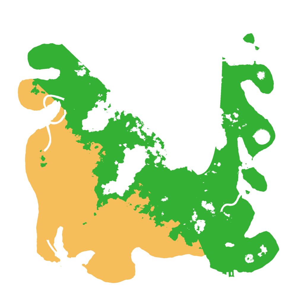 Biome Rust Map: Procedural Map, Size: 3500, Seed: 213487058