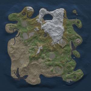 Thumbnail Rust Map: Procedural Map, Size: 3500, Seed: 213487058, 18 Monuments