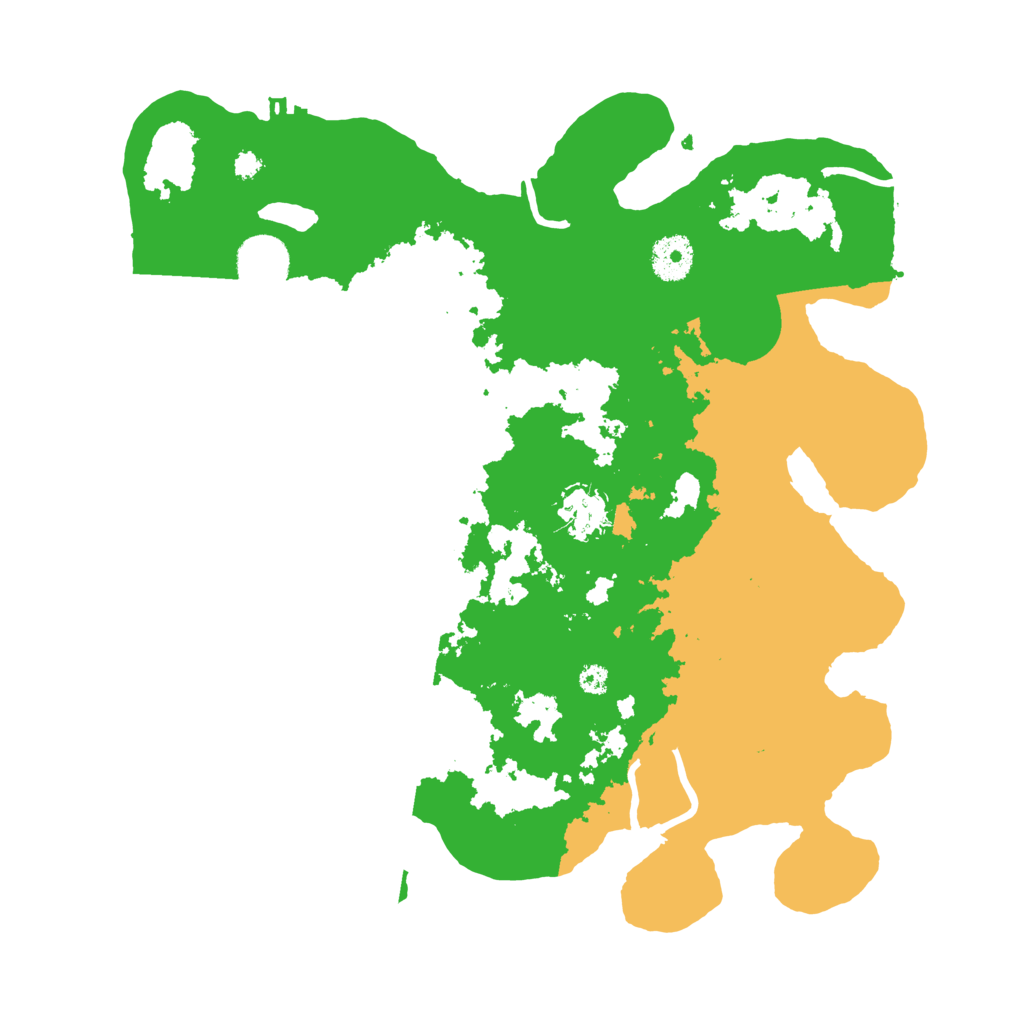 Biome Rust Map: Procedural Map, Size: 3500, Seed: 75962614