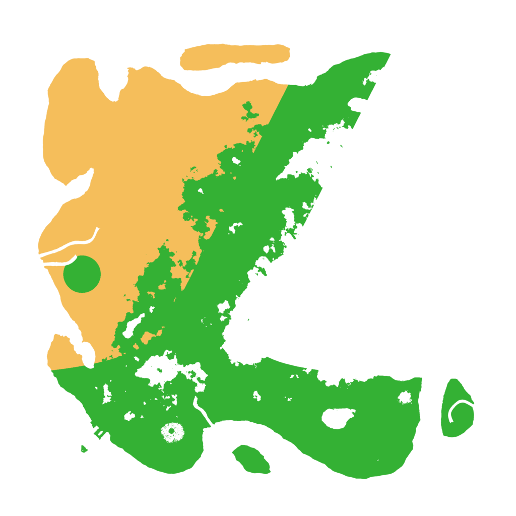 Biome Rust Map: Procedural Map, Size: 3650, Seed: 12734657