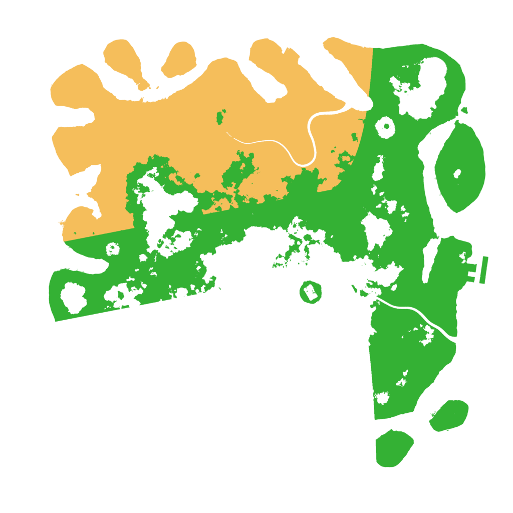 Biome Rust Map: Procedural Map, Size: 3800, Seed: 43194417