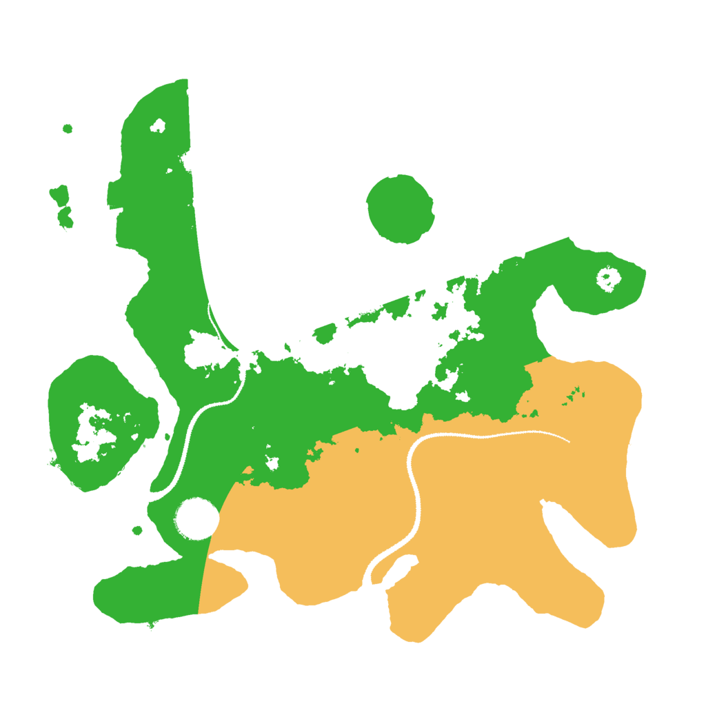 Biome Rust Map: Procedural Map, Size: 3000, Seed: 798652659