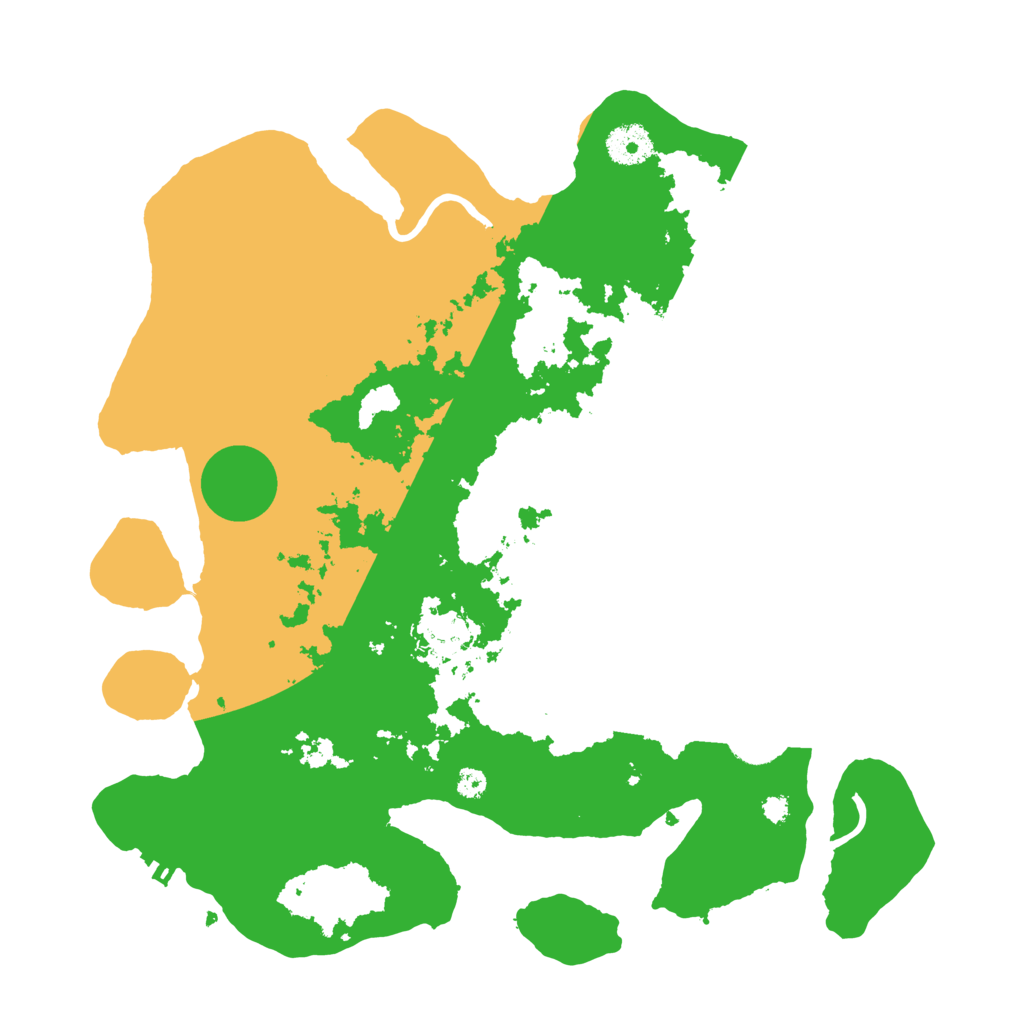 Biome Rust Map: Procedural Map, Size: 3550, Seed: 24407195