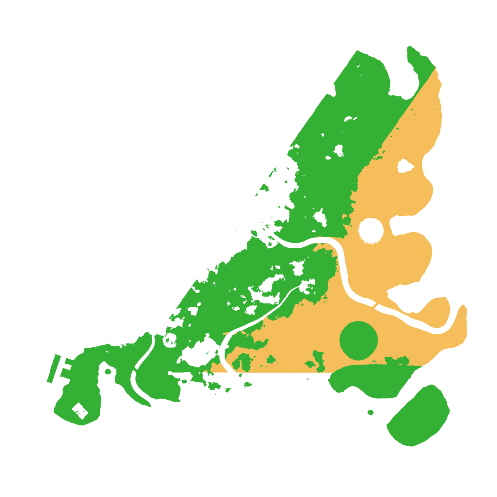 Biome Rust Map: Procedural Map, Size: 3450, Seed: 30285402