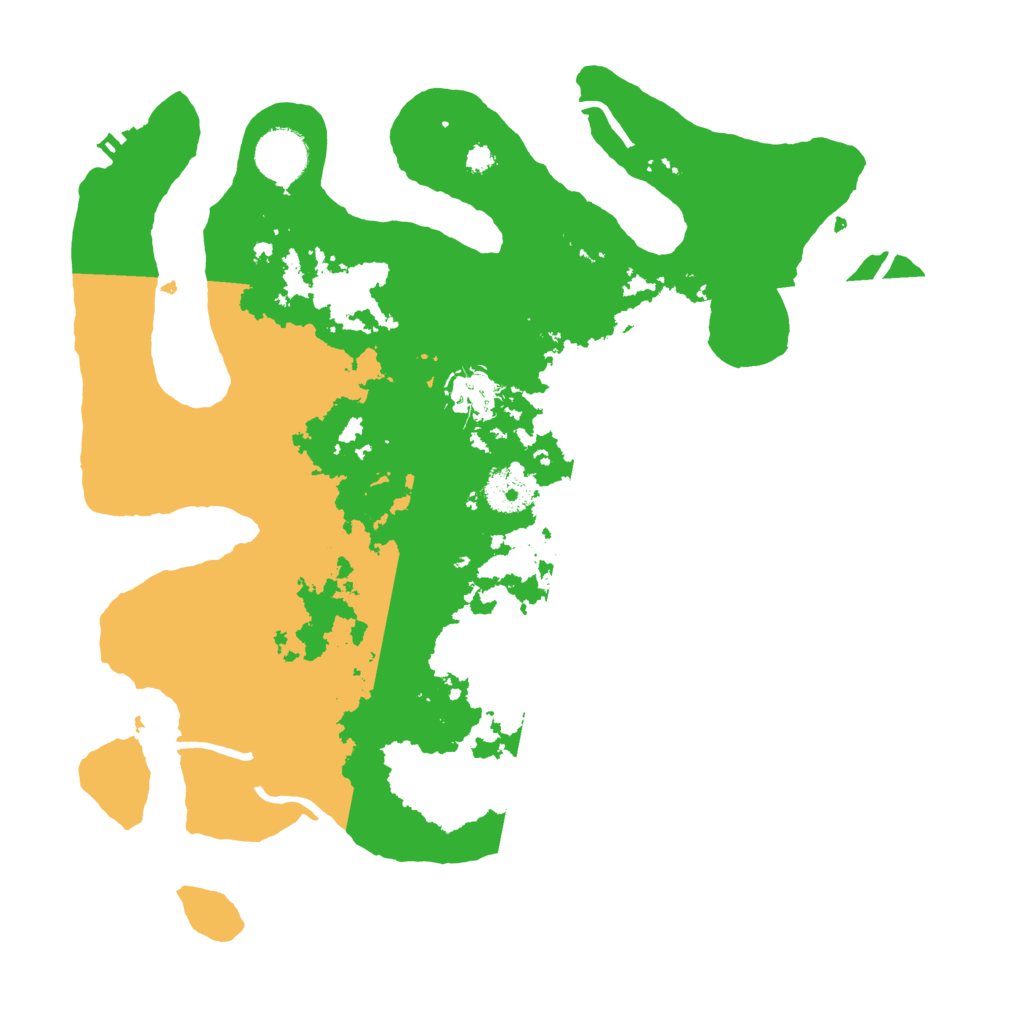 Biome Rust Map: Procedural Map, Size: 3400, Seed: 28611460