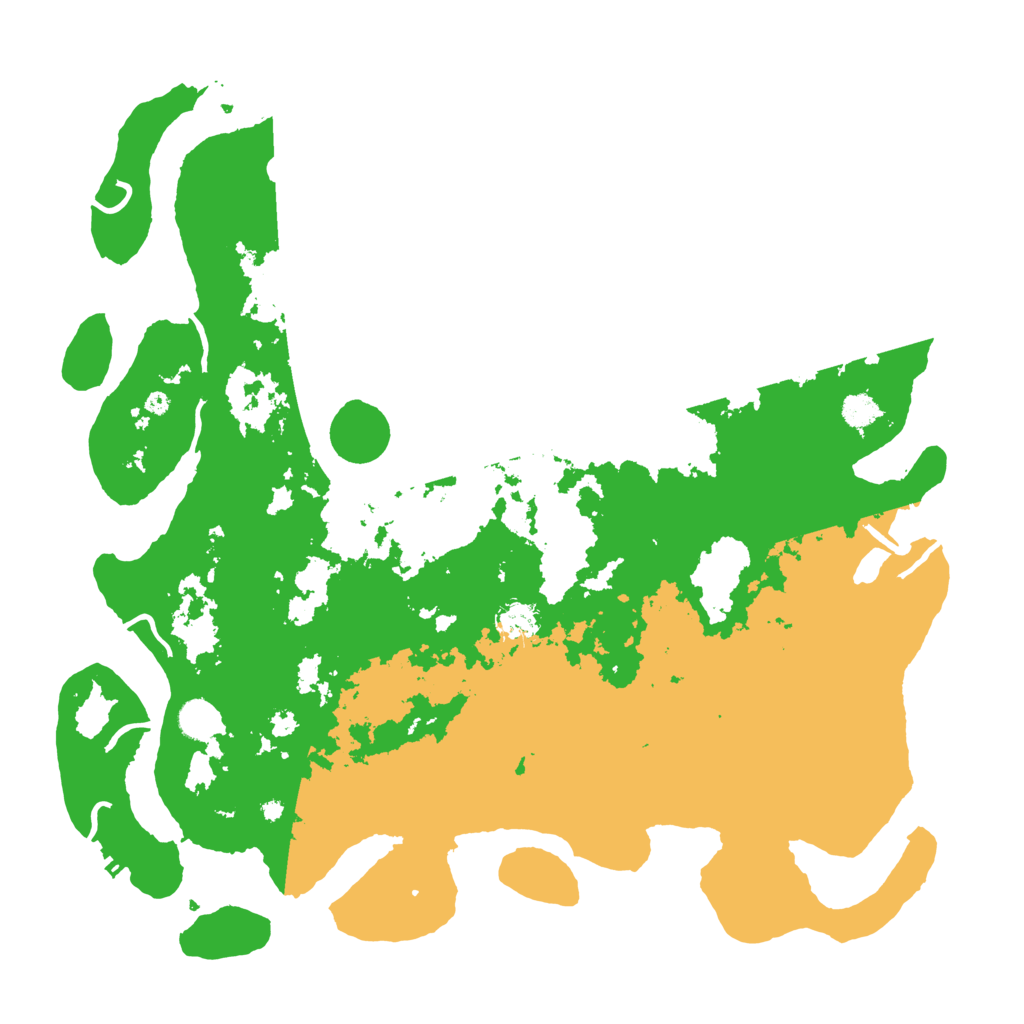 Biome Rust Map: Procedural Map, Size: 4500, Seed: 299019865
