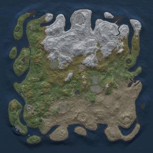 Thumbnail Rust Map: Procedural Map, Size: 4500, Seed: 299019865, 19 Monuments