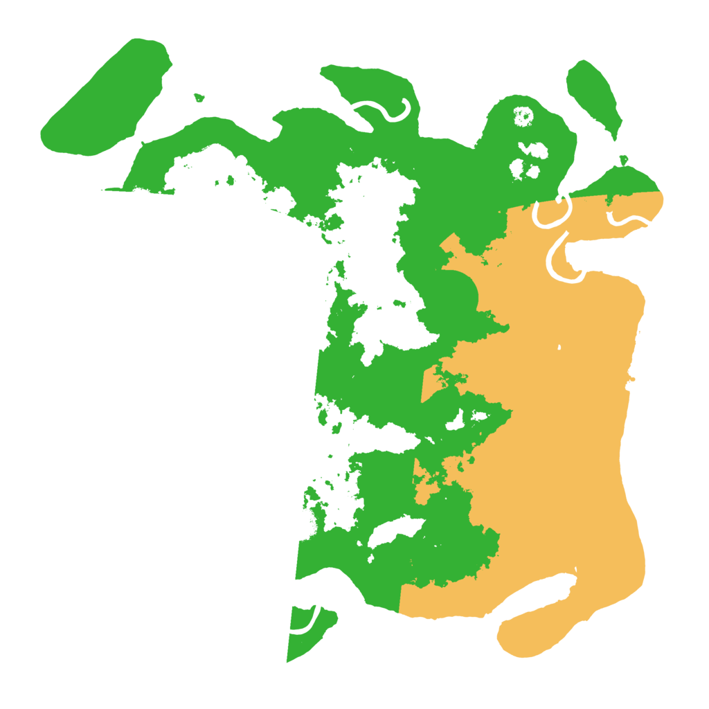 Biome Rust Map: Procedural Map, Size: 3550, Seed: 97687943