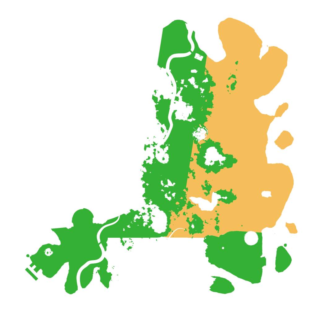 Biome Rust Map: Procedural Map, Size: 4100, Seed: 53682768