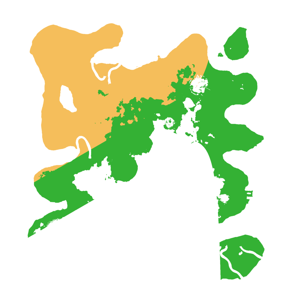 Biome Rust Map: Procedural Map, Size: 3000, Seed: 2093