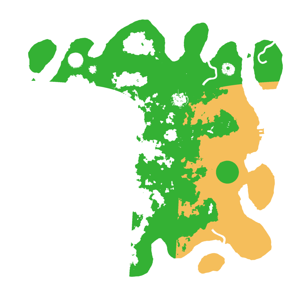 Biome Rust Map: Procedural Map, Size: 3500, Seed: 71012894