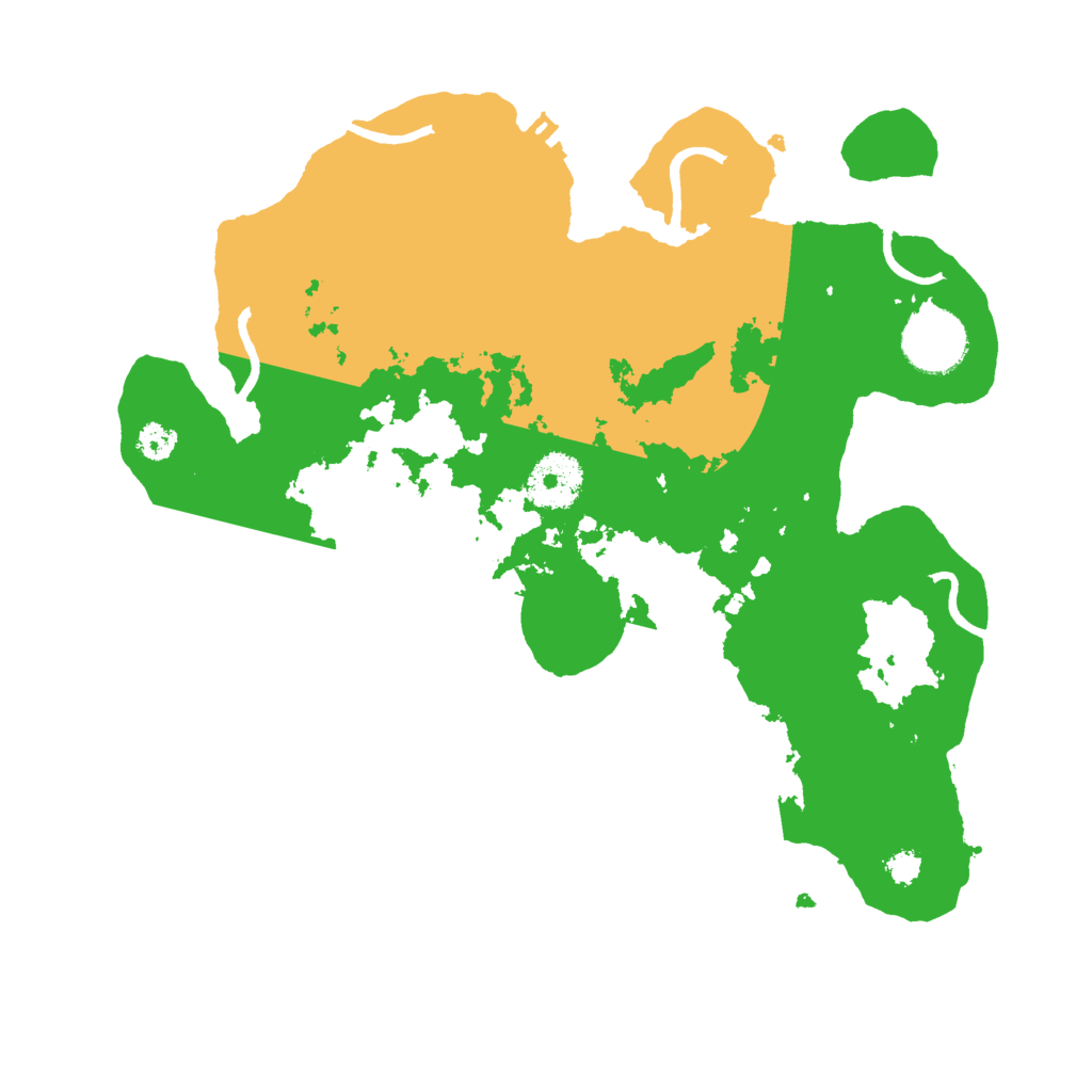 Biome Rust Map: Procedural Map, Size: 3000, Seed: 17840