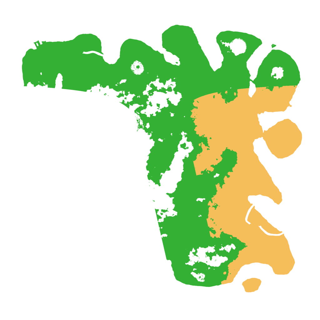 Biome Rust Map: Procedural Map, Size: 3700, Seed: 20721843