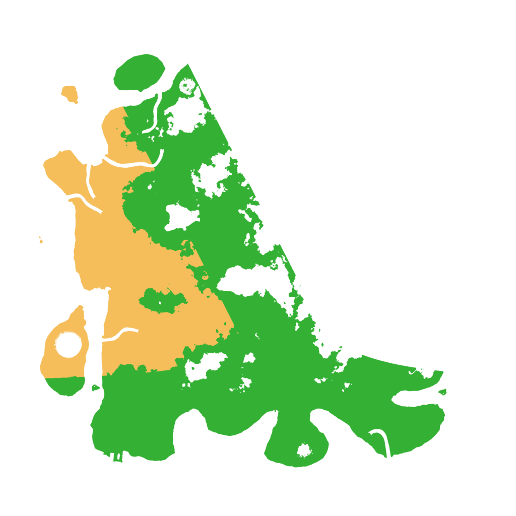 Biome Rust Map: Procedural Map, Size: 3500, Seed: 210499676