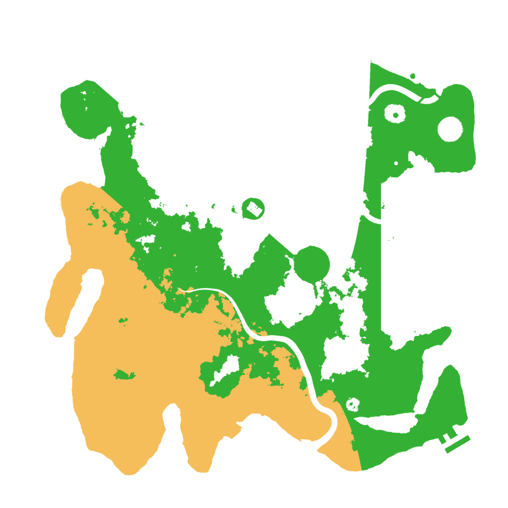 Biome Rust Map: Procedural Map, Size: 3750, Seed: 35658721