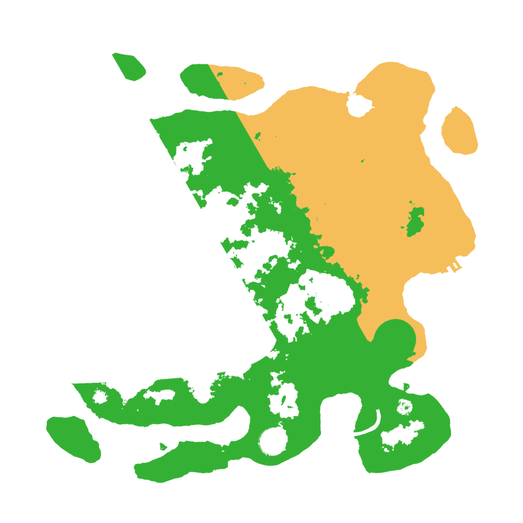 Biome Rust Map: Procedural Map, Size: 3400, Seed: 52440631