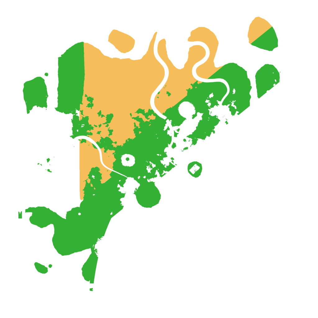 Biome Rust Map: Procedural Map, Size: 3550, Seed: 30892917