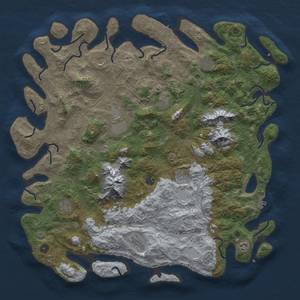 Thumbnail Rust Map: Procedural Map, Size: 5000, Seed: 743935837, 18 Monuments