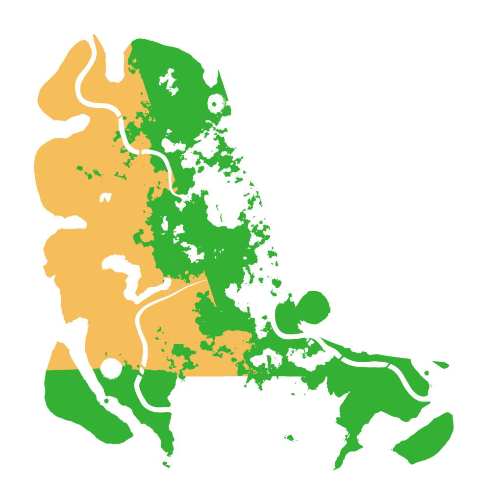 Biome Rust Map: Procedural Map, Size: 4300, Seed: 30452731
