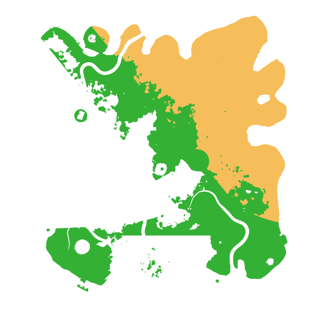 Biome Rust Map: Procedural Map, Size: 3900, Seed: 62483003