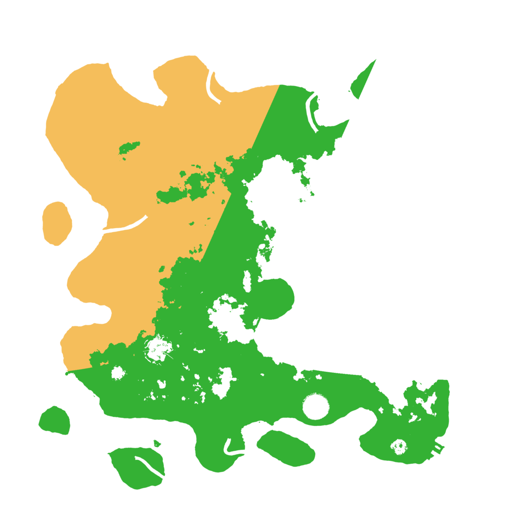 Biome Rust Map: Procedural Map, Size: 3500, Seed: 1782025441