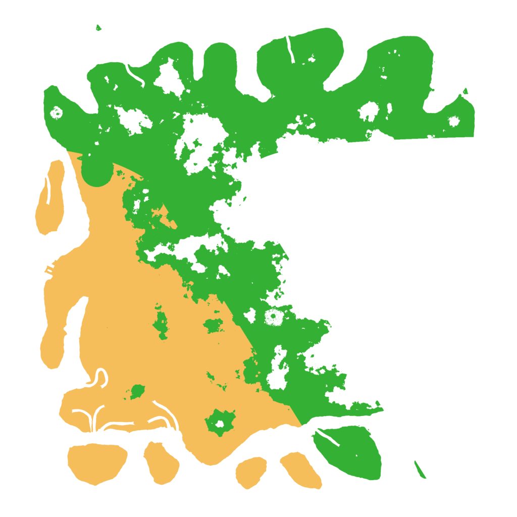 Biome Rust Map: Procedural Map, Size: 4400, Seed: 51538488
