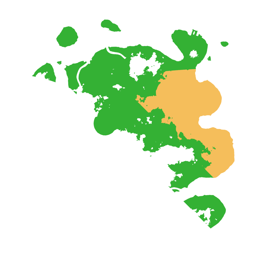 Biome Rust Map: Procedural Map, Size: 3000, Seed: 13301