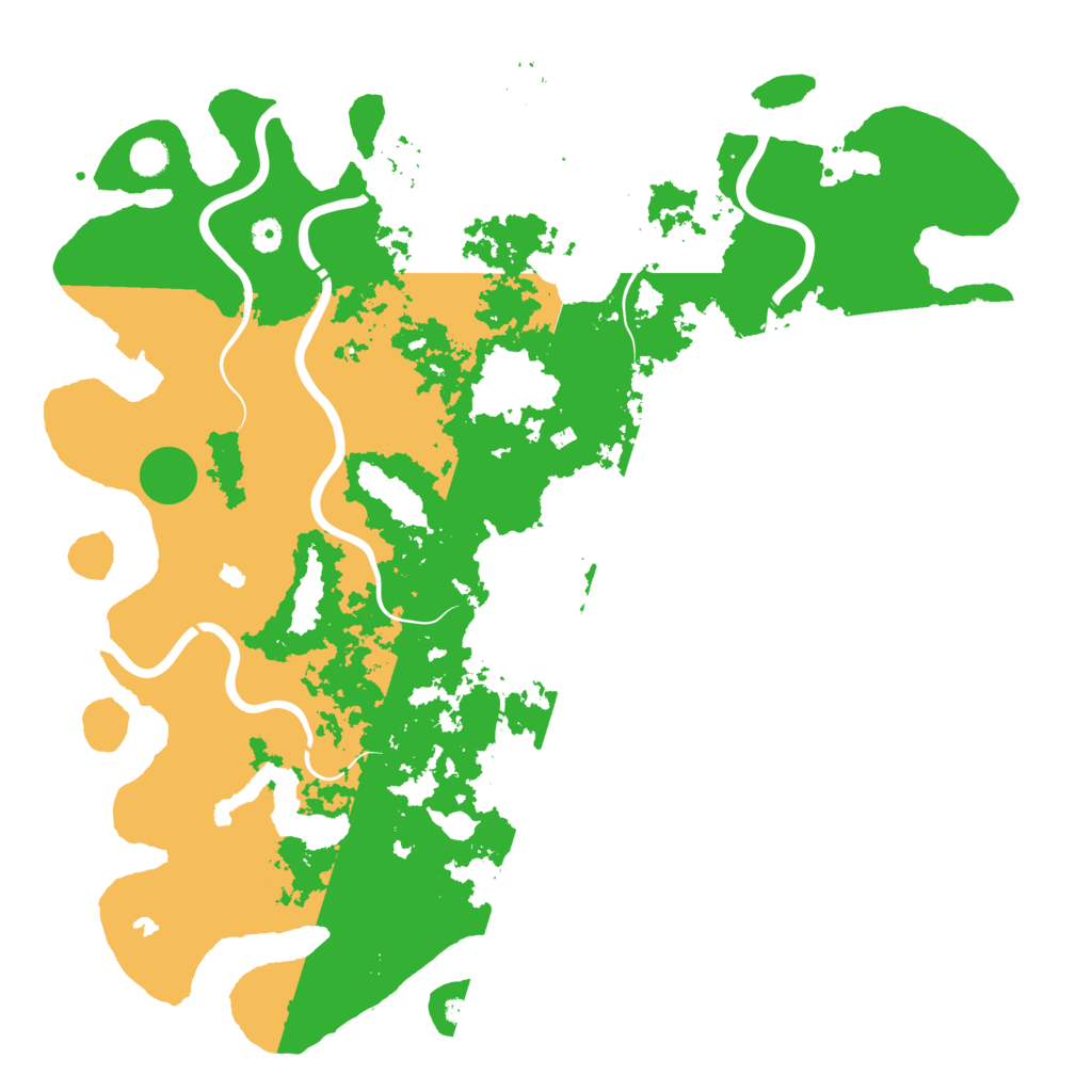 Biome Rust Map: Procedural Map, Size: 5000, Seed: 618898627