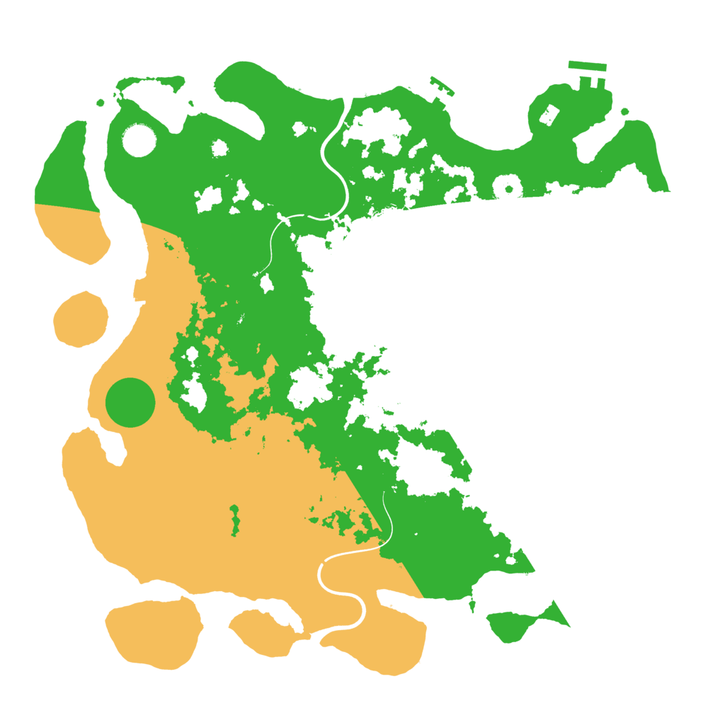 Biome Rust Map: Procedural Map, Size: 3850, Seed: 77633491