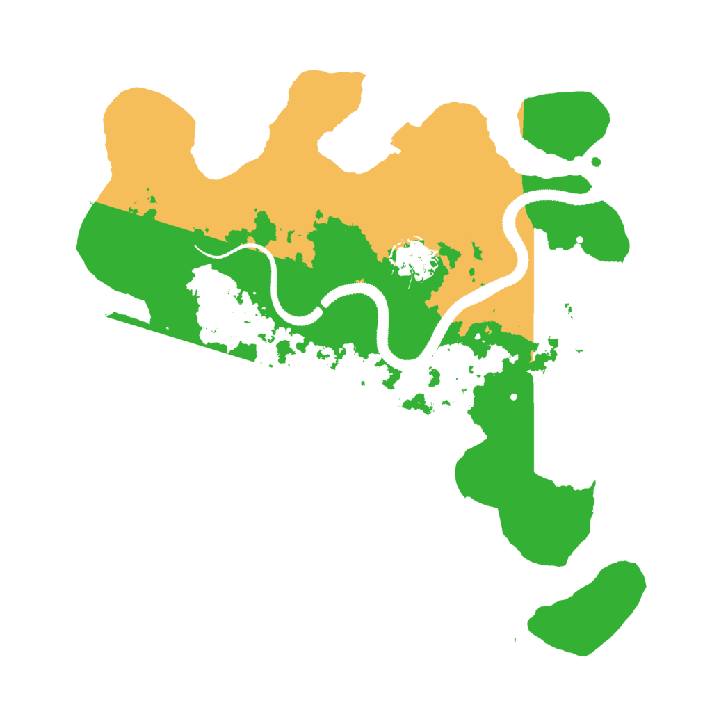 Biome Rust Map: Procedural Map, Size: 3000, Seed: 635215768