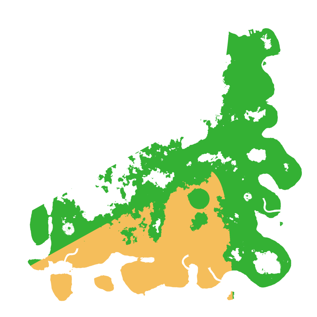 Biome Rust Map: Procedural Map, Size: 4100, Seed: 37300694