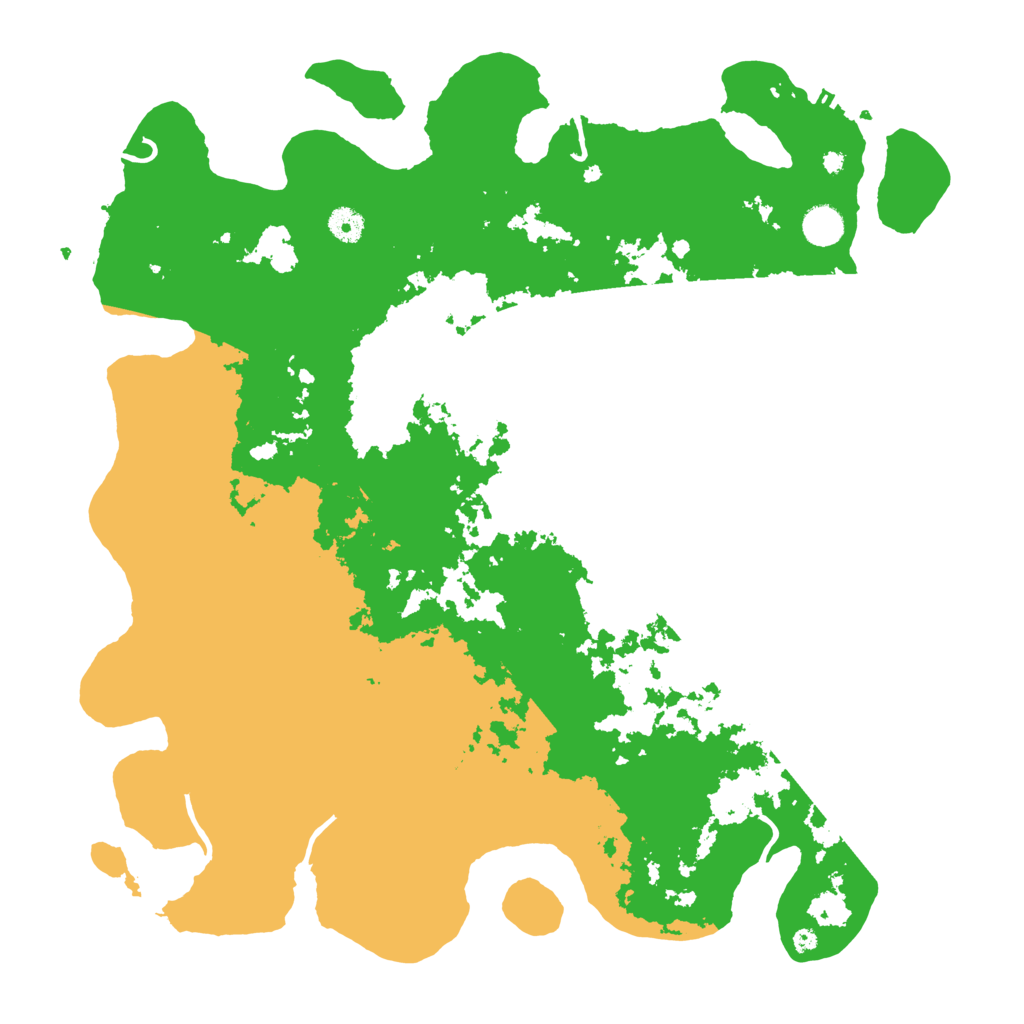 Biome Rust Map: Procedural Map, Size: 4400, Seed: 70487608