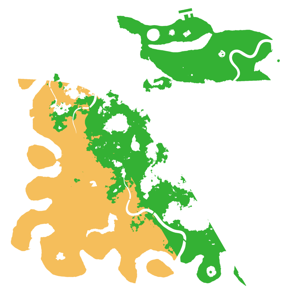 Biome Rust Map: Procedural Map, Size: 4500, Seed: 1765687700