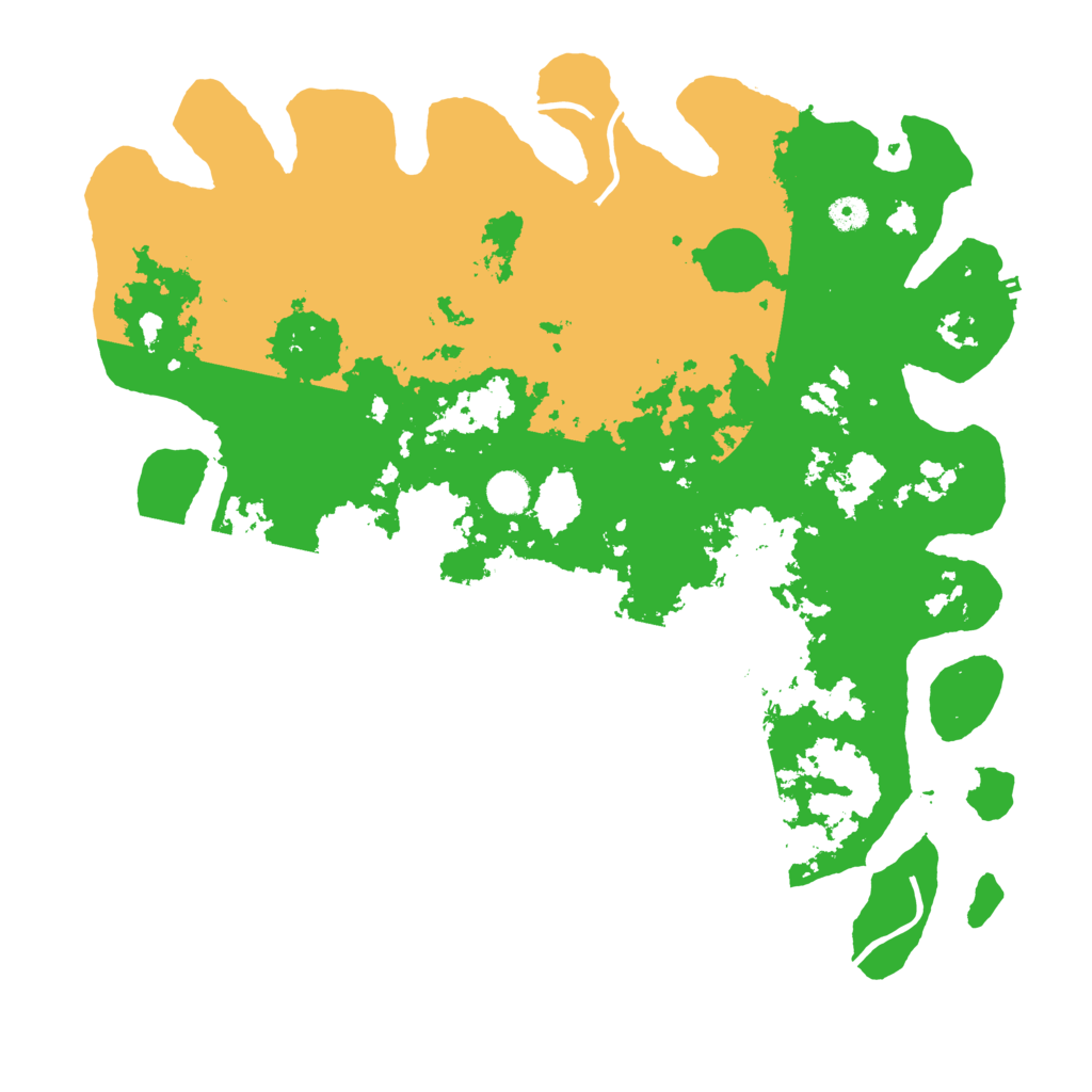 Biome Rust Map: Procedural Map, Size: 4500, Seed: 584608304