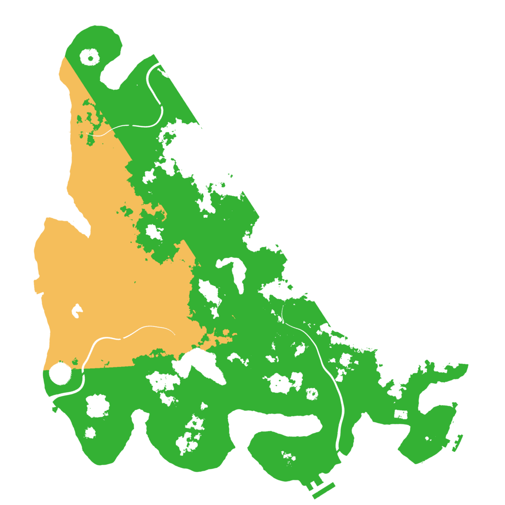 Biome Rust Map: Procedural Map, Size: 4100, Seed: 23641702