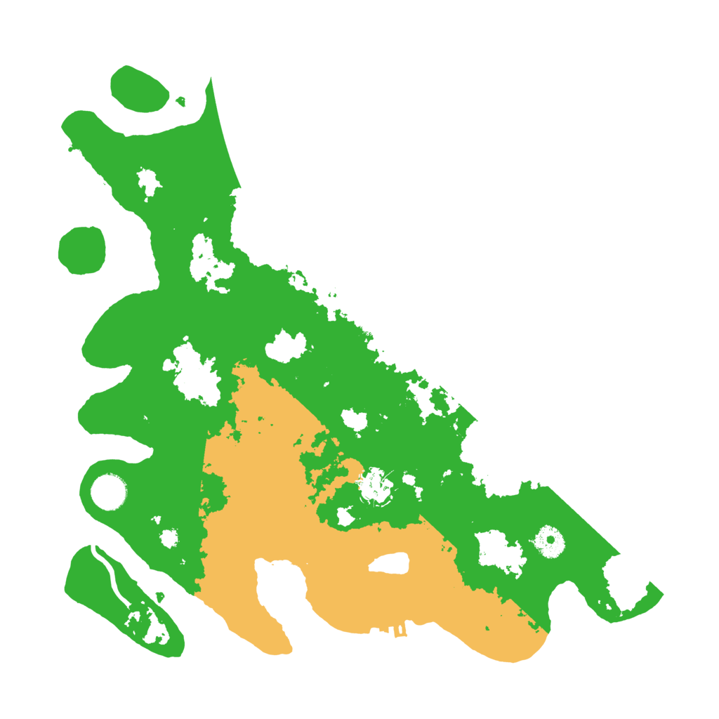 Biome Rust Map: Procedural Map, Size: 3550, Seed: 23456086