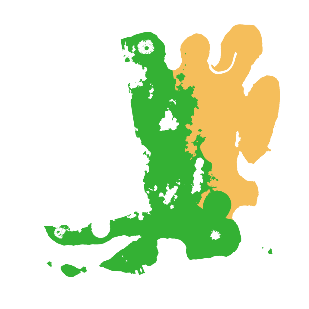 Biome Rust Map: Procedural Map, Size: 3000, Seed: 57232465