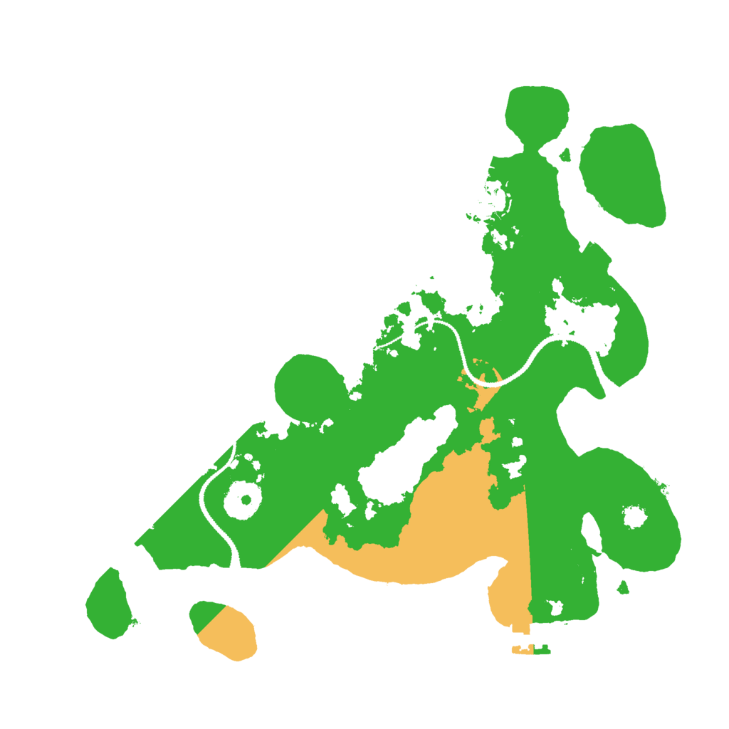 Biome Rust Map: Procedural Map, Size: 2888, Seed: 51892