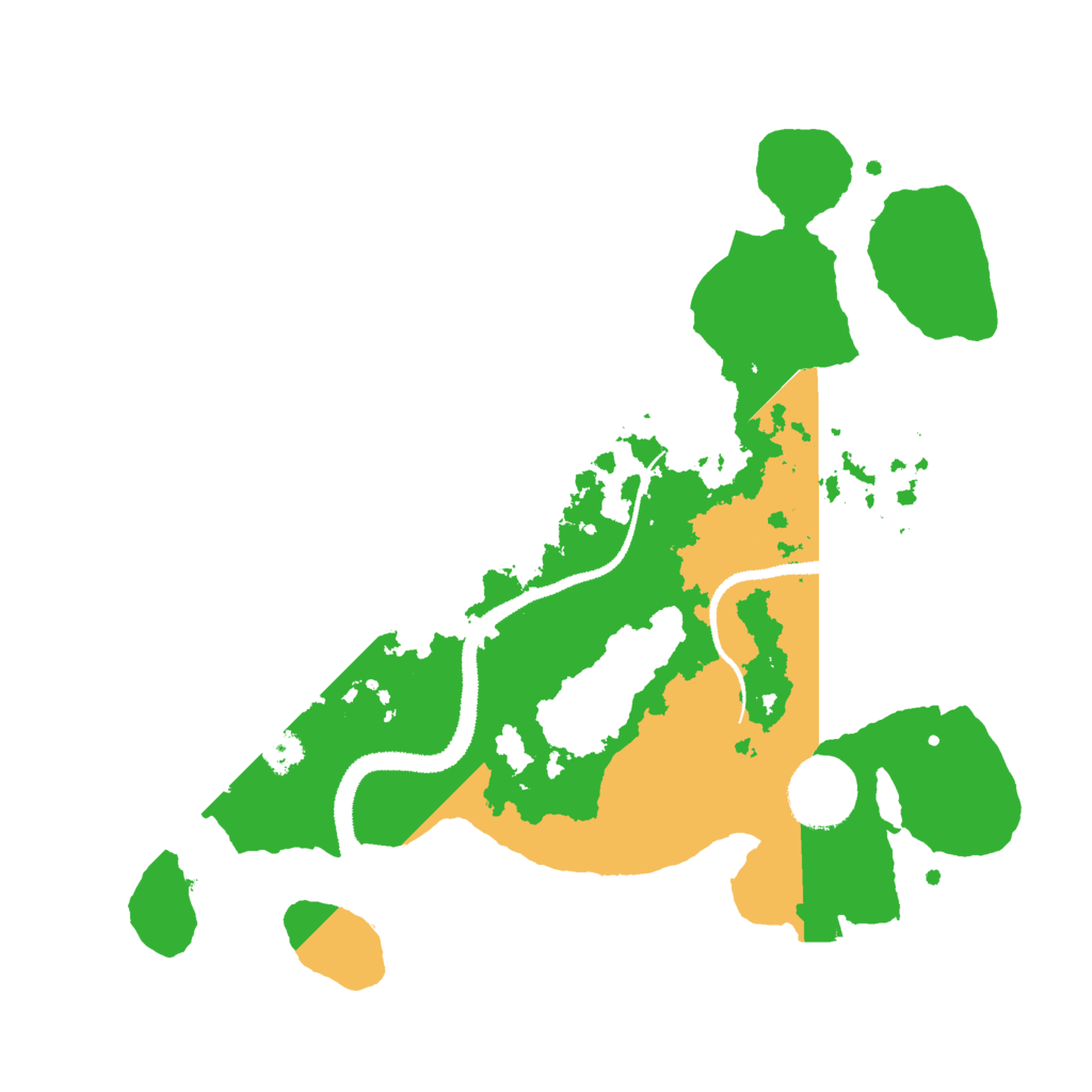 Biome Rust Map: Procedural Map, Size: 2888, Seed: 51892