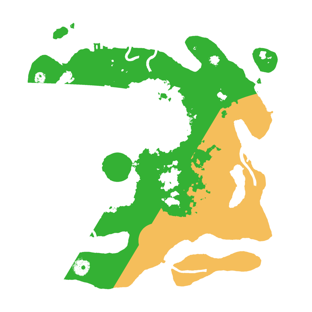 Biome Rust Map: Procedural Map, Size: 3000, Seed: 32603