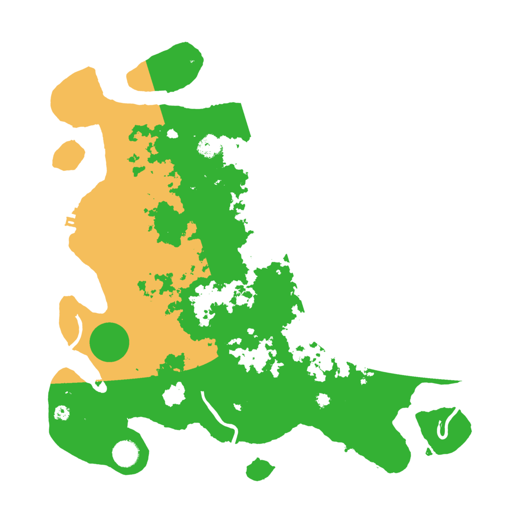 Biome Rust Map: Procedural Map, Size: 3500, Seed: 748877125
