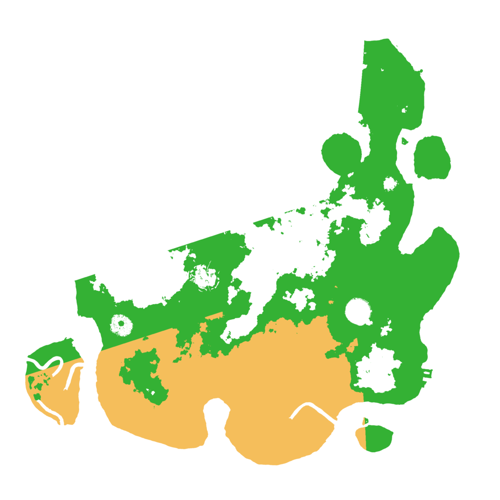 Biome Rust Map: Procedural Map, Size: 3450, Seed: 64771190