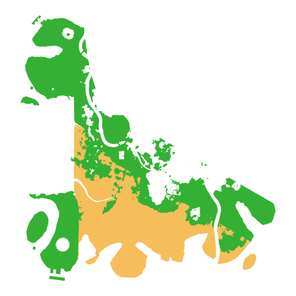 Biome Rust Map: Procedural Map, Size: 3850, Seed: 12731694