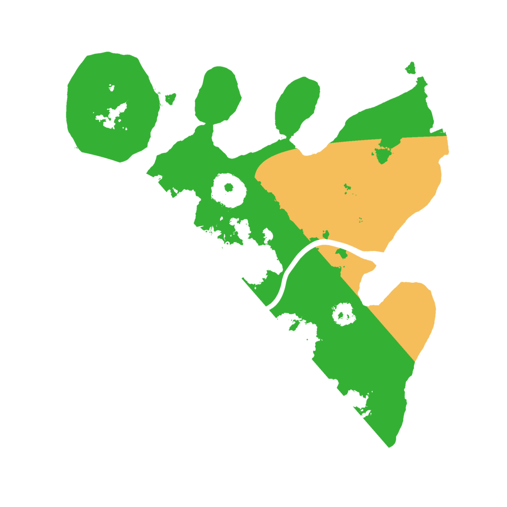 Biome Rust Map: Procedural Map, Size: 2250, Seed: 1826935825