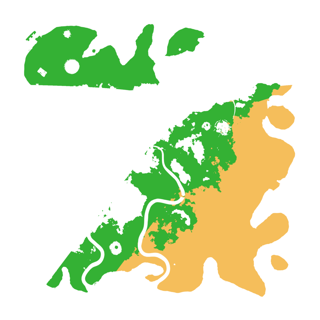 Biome Rust Map: Procedural Map, Size: 3850, Seed: 28953623