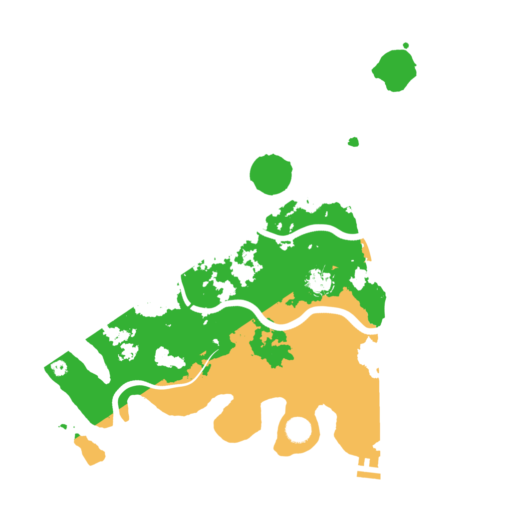 Biome Rust Map: Procedural Map, Size: 3450, Seed: 8175087